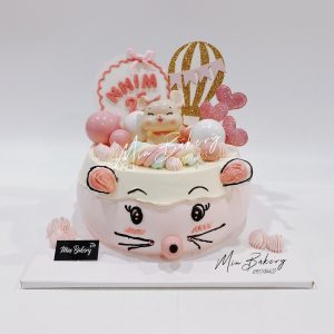 Bánh sinh nhật vẽ hình chuột xám  Đặt Bánh Ngay